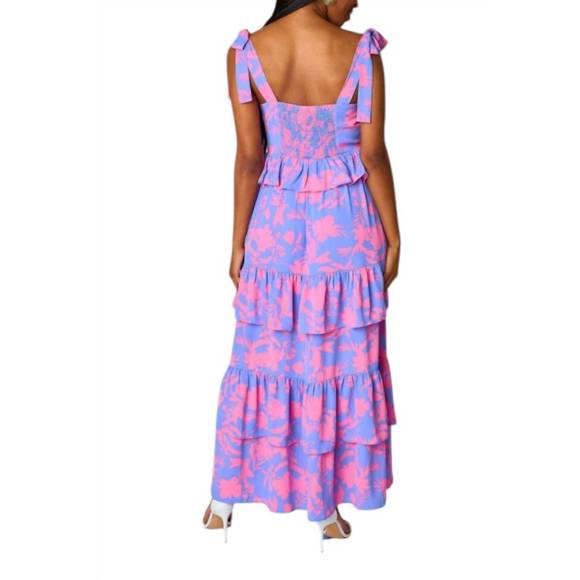 NEW BUDDYLOVE edie cyprus maxi dress in pink - Picture 3 of 3